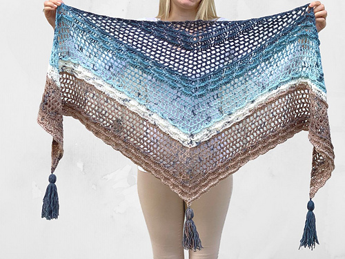 Shell Wave Shawl photo 2