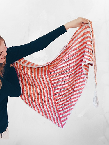 Stripe Me Shawl photo 4