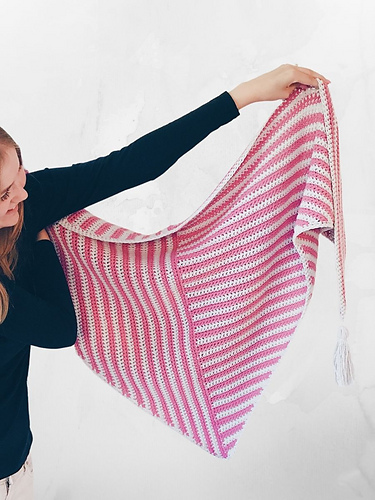 Stripe Me Shawl photo 1