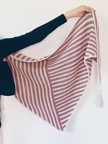 Stripe Me Shawl photo 3