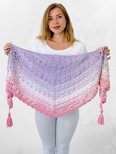 Flower Puff Shawl photo 3