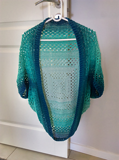 Granny square cocoon outlet cardigan pattern