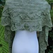 Leaf and Pod Shawlette pattern 