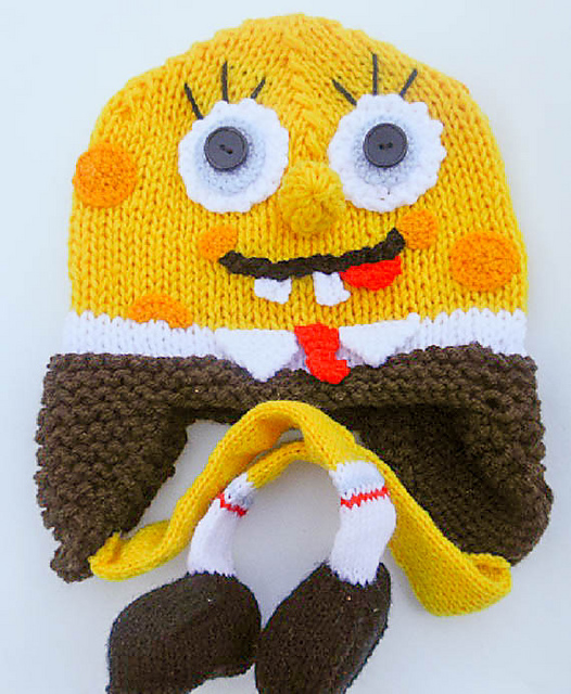 Ravelry: SpongeBob Hat Knit pattern by 