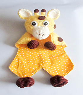 Ravelry Giraffe Animal Comfort Lovey Pattern By Wistfully Woolen