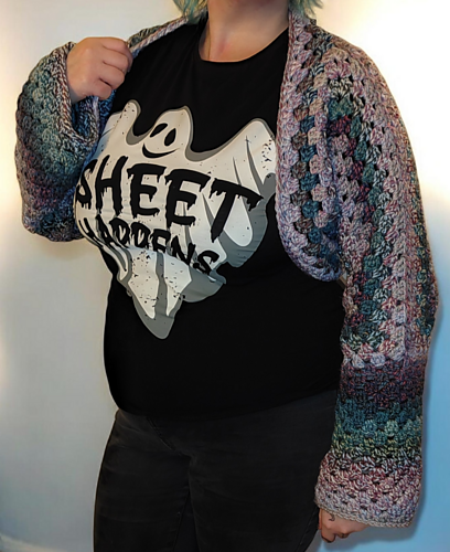 Pentagon Granny Stitch Shrug