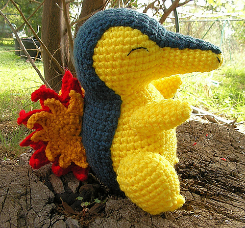 Cyndaquil Crochet Plushie - Linda Potts