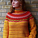 Pumpin Picking Yoke Sweater pattern