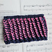Rick Rack Rib Ear Warmer pattern 