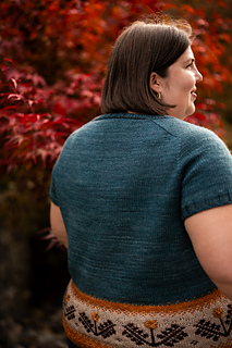 Model wearing size 54" with 4" positive ease