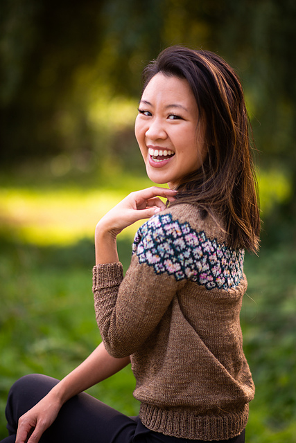 Prismatic Sweater pattern by Wool 