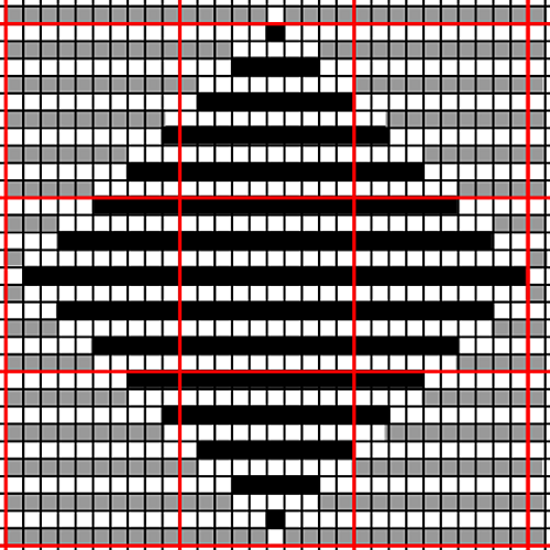 Ravelry WoolhelminaToo's basic illusion knitting tutorial