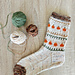 Easy Pumpkin Socks pattern
