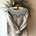 Fabulous Feathers Sweater pattern 