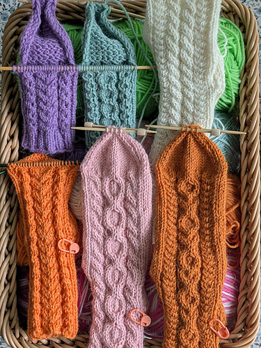 10 Easy Sock Stitch Patterns