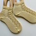 Diamond Mesh Socks pattern