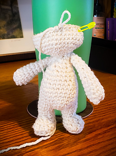 My first try isn't going well. The positioning of the arms and where the face would land is completely off.