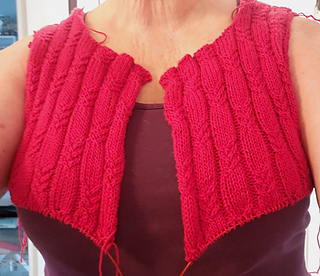 5/9/26 Reached beginning of decrease rows.