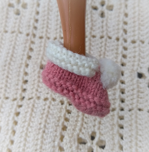 1:12th scale ladies slippers c. 1920 photo 2