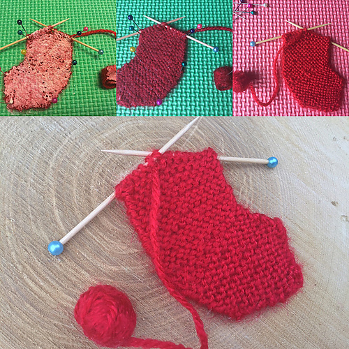 Ravelry Kitsch Cards Christmas Stocking pattern by Yankee Yarns