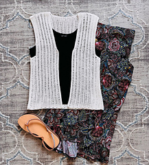 Lightweight Crochet Vest