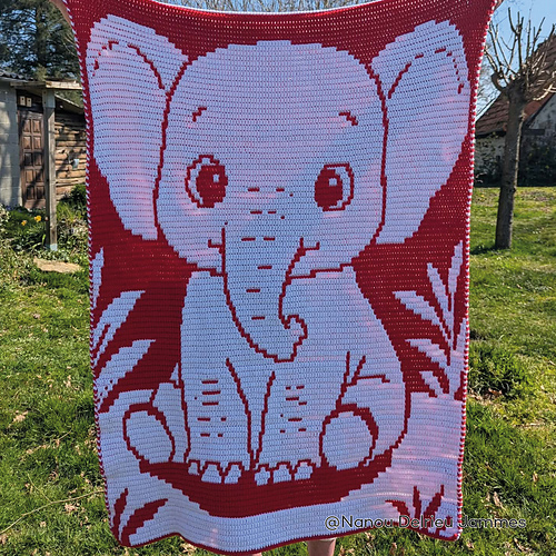 Overlay Mosaic Little Elephant