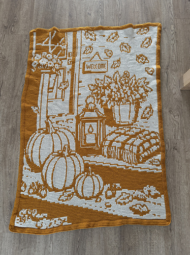 Cosy Doorstep Mosaic Blanket