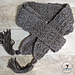 Cabochon Skinny Scarf pattern 