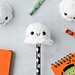 Ghost Pencil Topper pattern 