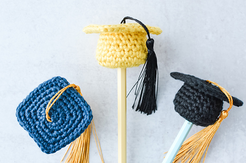 Graduation Hat Pencil Topper