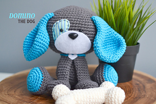 Ravelry: Amigurumi Domino The Dog pattern by Keke Grace