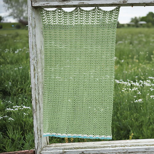 Shell Stitch Curtain Panel
