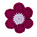 Extra Chunky Flower Pillow pattern 