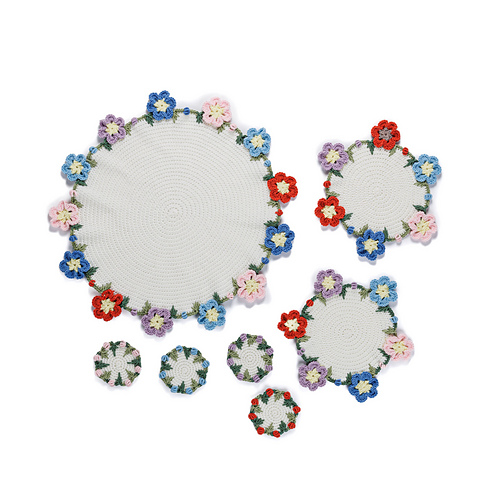 Bunch of Flowers Table Set