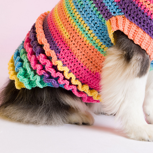 Ruffle Love Dog Coat photo 4