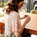 Subtle Leaves Shawl pattern 