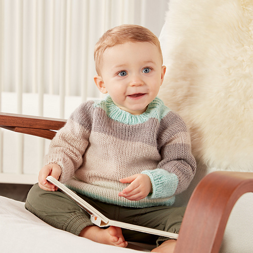 Ravelry Top Down Pullover pattern by Yarnspirations Design Studio