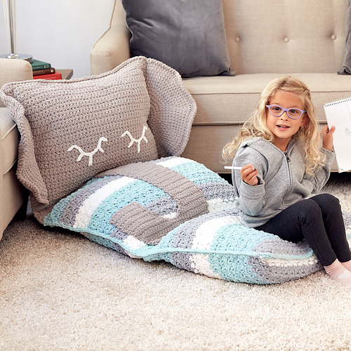 Ravelry Fun Floor Pillow pattern by Yarnspirations Design Studio