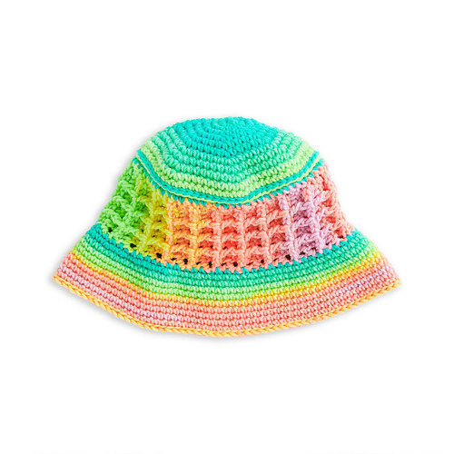 Ravelry Bucket of Waffles Hat pattern by Yarnspirations Design Studio