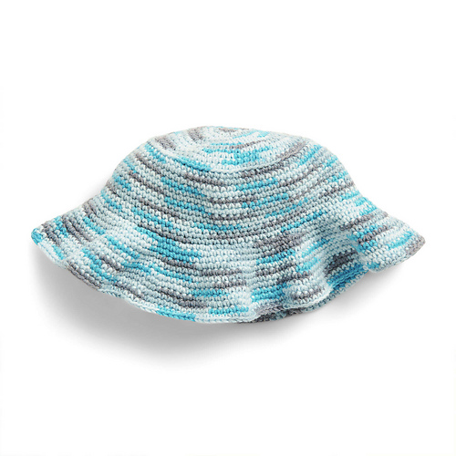 Ravelry baby bucket hat pattern by yarnspirations design studio