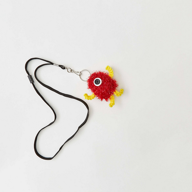 Ravelry: Beginner Monster Key Ring pattern by Rebecca J. Venton