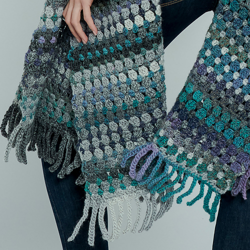 Two Color Blanket Wrap photo 1