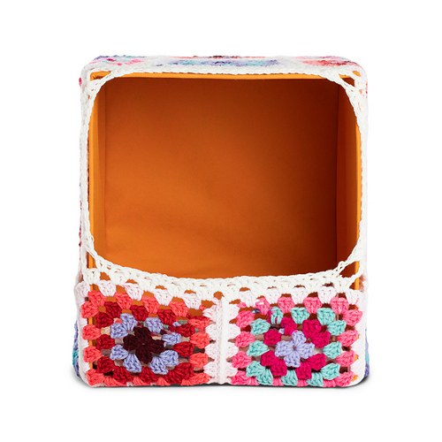 Pawsome Patchwork Granny Square Pet Bed - Red Heart Design Team