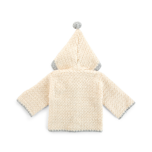 Ravelry Baby Jacket with Hood pattern by Yarnspirations Design Studio