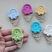 applique ice creams pattern 