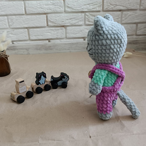 Crochet kitten - Yeremchuk Tanya