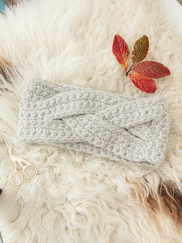 CrissCross Hodebånd - YippieYarnYay