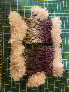 There are so many color combination options with ombre yarn with small items like mitts.