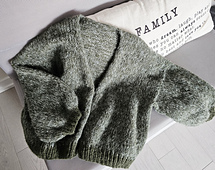 Balloon Sleeve Airy Cardigan.