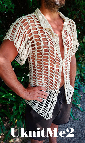 Fresh Mesh One Piece Man Shirt